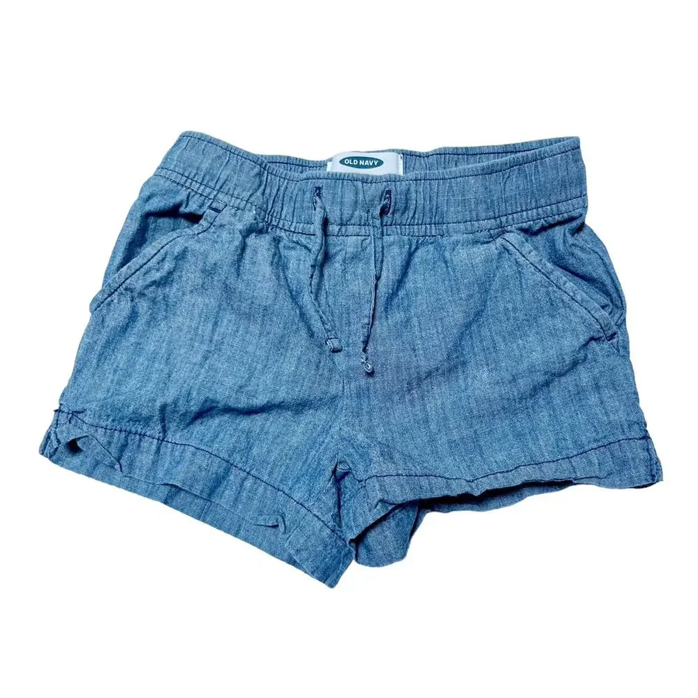 Old Navy Chambray Pull On Shorts Size 5